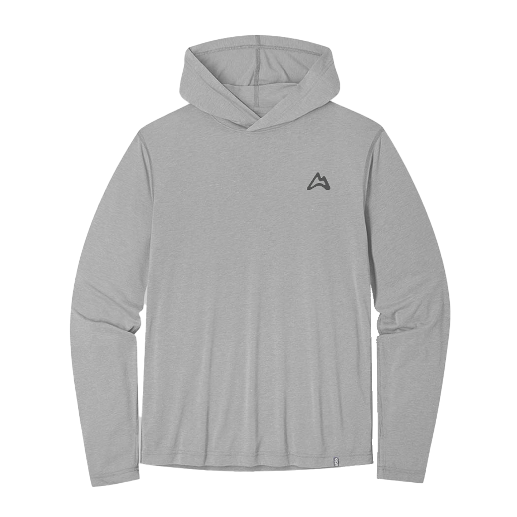 AllTrails Stio Men s Divide Hooded Pullover Moon Dust Heather