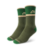 Classic Crew Trail Sock - Forest Socks Custom Sock Lab   