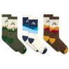Landscape Trail Sock - Ocean Socks Custom Sock Lab