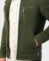 AllTrails × Stio Men's Wilcox Fleece Full Zip - Pine Forest Heather Midlayer Stio   