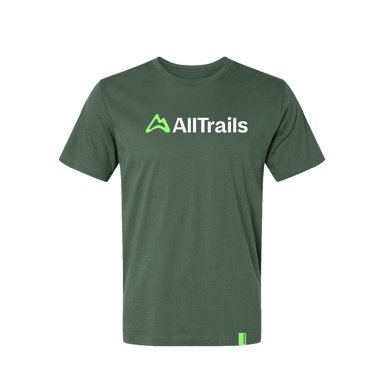 AllTrails Logo Tee - Pine – AllTrails Gear Shop