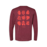 Foliage Long Sleeve Tee - Heather Red Rock Long Sleeves Touchstone   