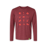 Forest Friends Long Sleeve Tee - Heather Red Long Sleeves Touchstone   