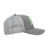 Bear Foam Trucker Hat - Gray/Light Gray Hats Touchstone   