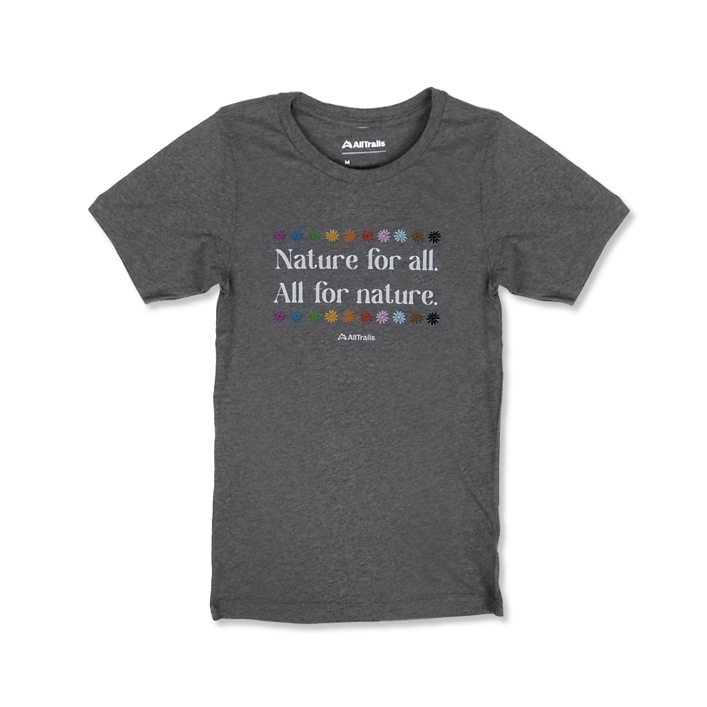 Nature for All Tee - Heathered Charcoal