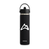 AllTrails × Hydro Flask 24 oz. Bottle with Flex Straw Cap - Black Drinkware Hydro Flask   