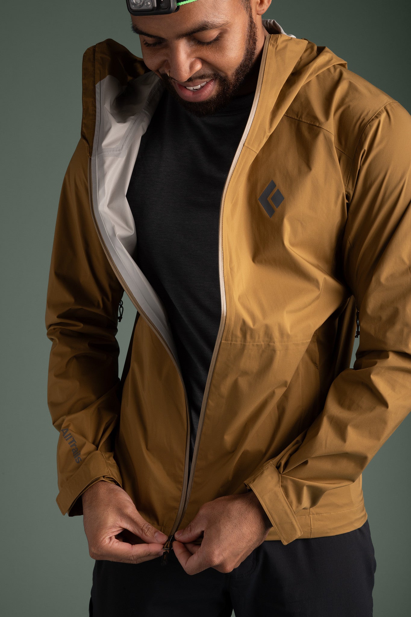 AllTrails × Black Diamond Men's Fineline Stretch Shell Flax