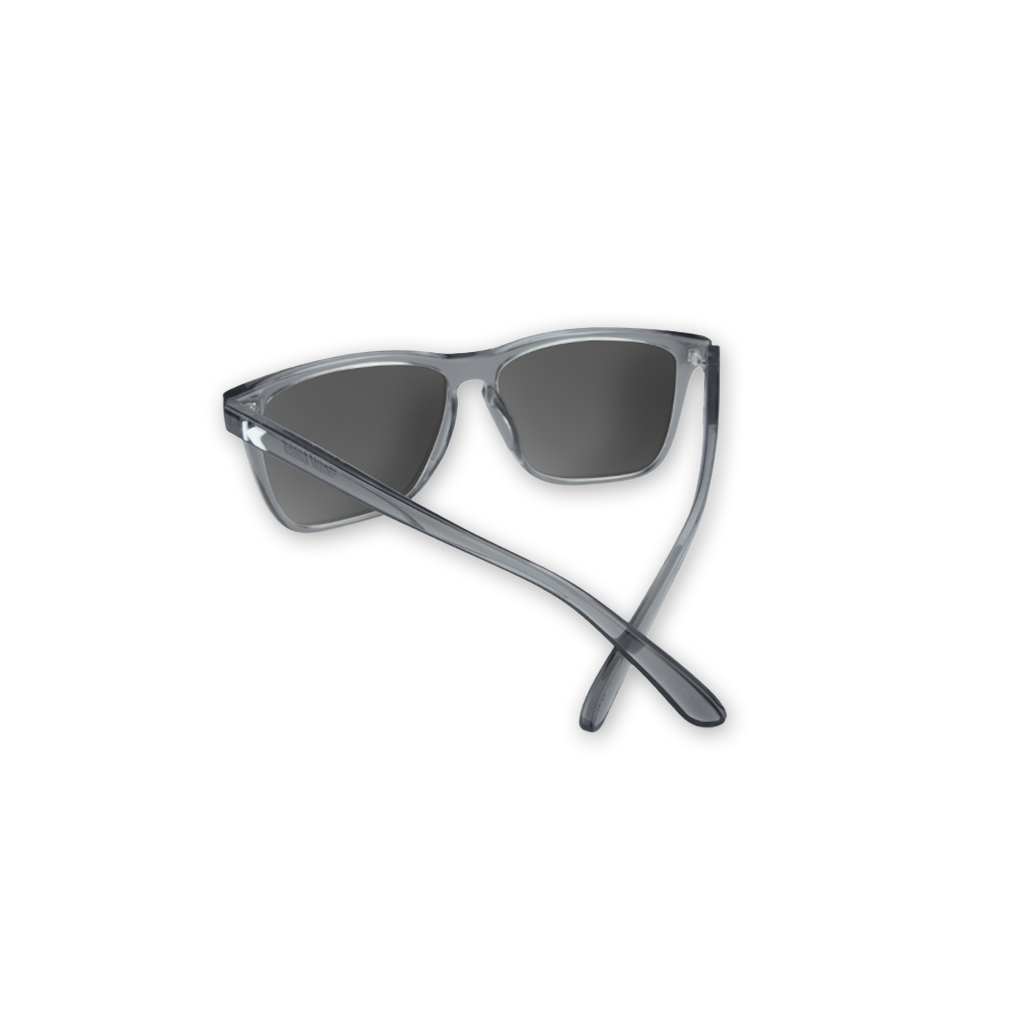 Knockaround Fast Lanes Sport Sunglasses - Clear Gray/Green Moonshine