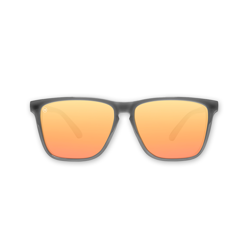 Knockaround Fast Lanes Sport Sunglasses - Jelly Gray/Peach