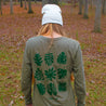Foliage Long Sleeve Tee - Heather Pine Long Sleeves Touchstone   