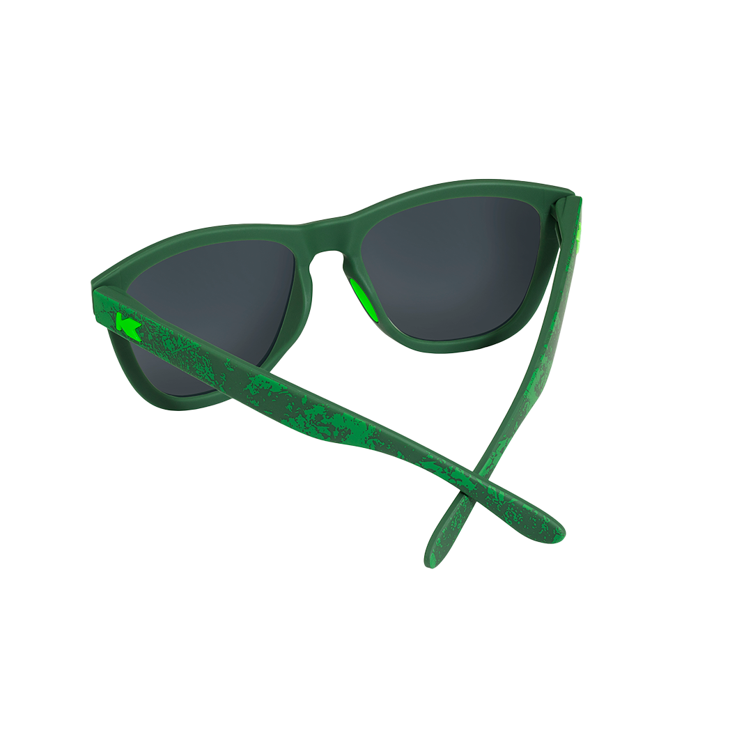 AllTrails × Knockaround Premiums Sport Sunglasses - Mirrored Green Lenses