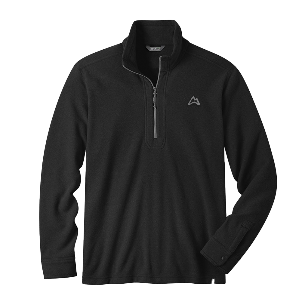 AllTrails × Stio Men's Turpin Fleece Half Zip - Abyss – AllTrails Gear Shop