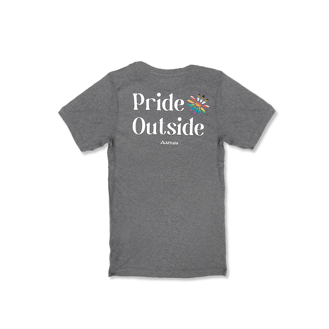 Pride Outside Kids Tee - Gray