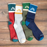 Classic Crew Trail Sock - Forest Socks Custom Sock Lab   