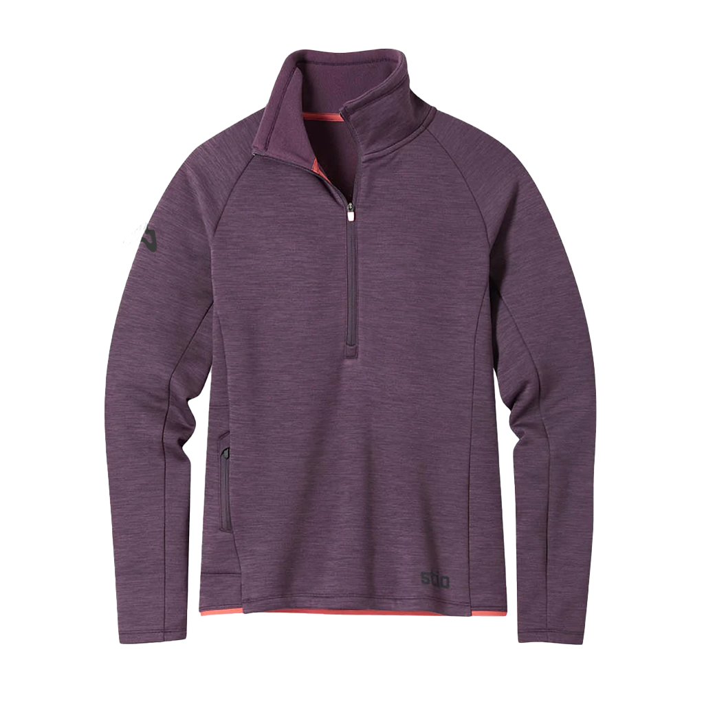 AllTrails x Stio Women's Glide Power Stretch Half Zip - Huckleberry Ja ...