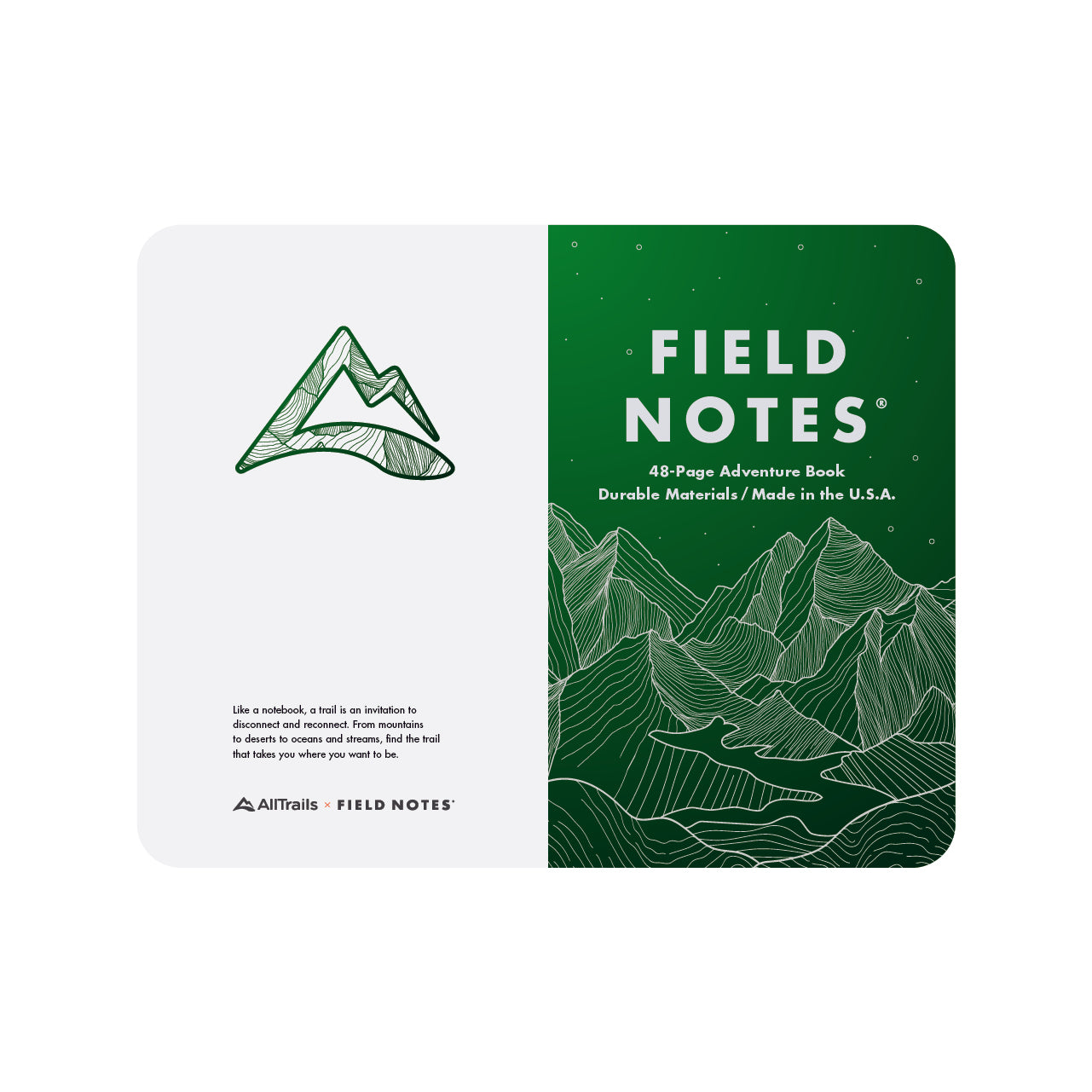 AllTrails x Field Notes Stationary Field Notes   